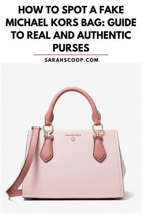 mk fake|3 Ways to Spot a Fake Michael Kors Bag .